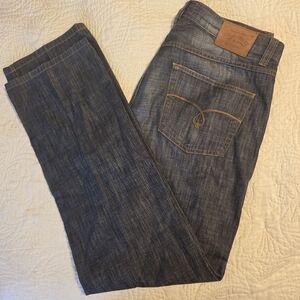 Jack Of Spades Men's Jeans 35x32 High Roller Lightweight Gray Cotton Relaxed